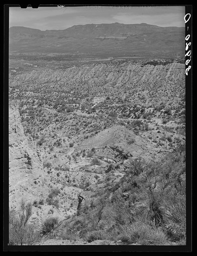 Untitled photo, possibly related to: Eroded canyon along the Apache Trail in Gila County, Arizona
