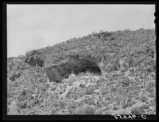 Cliff dwelling at Tonto National Monument. Gila County, Arizona