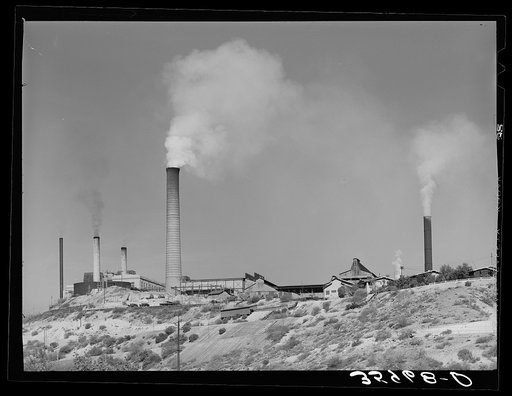 Copper smelter. Miami, Arizona