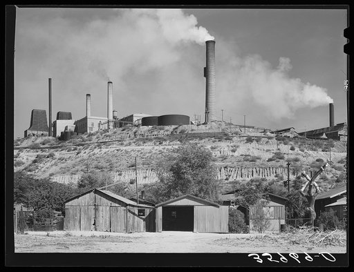 Copper smelter. Miami, Arizona