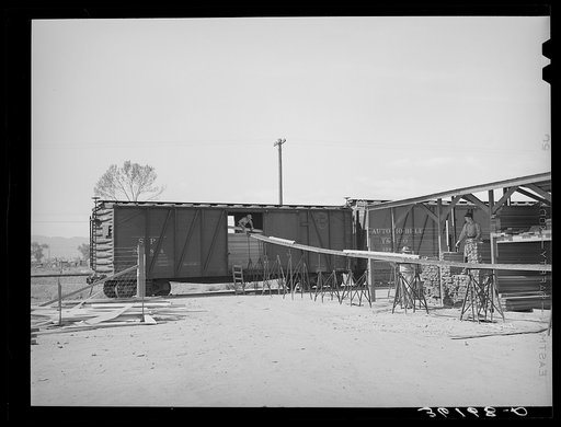 Material is bought in carload lots by the United Producers and Consumers Cooperative. Phoenix, Arizona