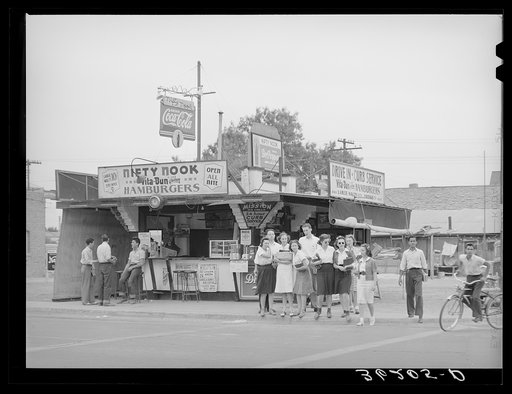 Untitled photo, possibly related to: High school students crossing the street. Phoenix, Arizona