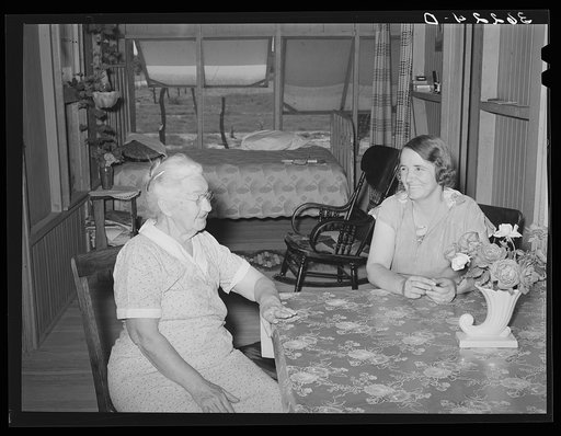 Wife of tenant purchase client and her mother-in-law. Maricopa County, Arizona