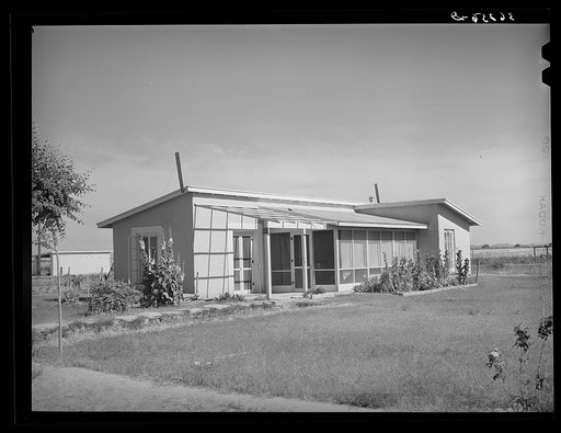 House of a member of the Casa Grande Valley Farms. Pinal County, Arizona