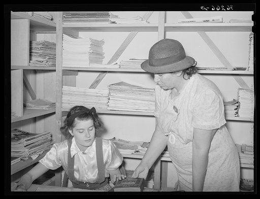 In the small lending library of the Casa Grande Valley Farms. Pinal County, Arizona