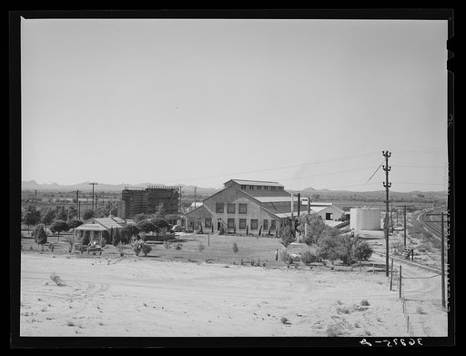 Power plant at Coolidge, Arizona