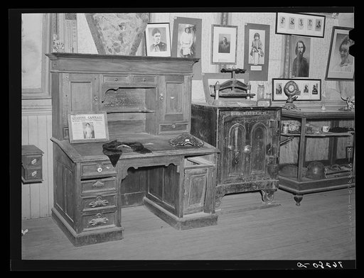 Display in the Bird Cage Theater museum. Tombstone, Arizona