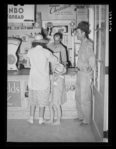 In the grocery store of the Casa Grande Valley Farms. Pinal County, Arizona
