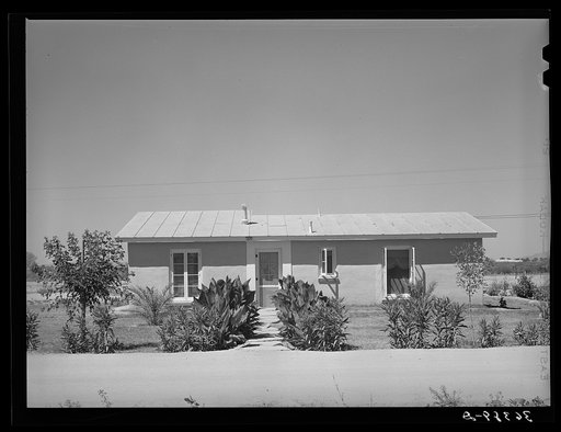 Back of house at the Casa Grande Valley Farms. Pinal County, Arizona