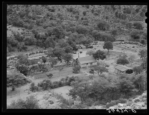 Ranch in the valley. Cochise County, Arizona