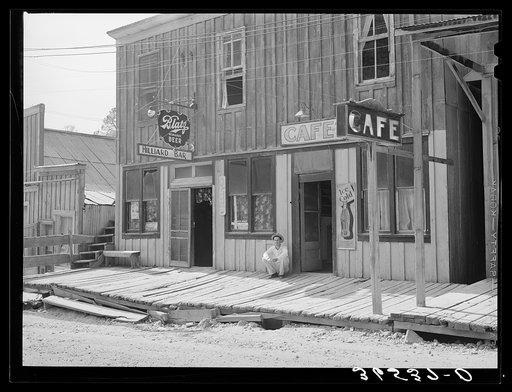 Bar and cafe. Mogollon, New Mexico
