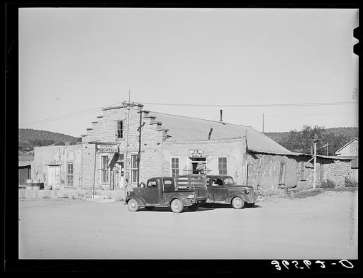 Untitled photo, possibly related to: On the main street of Reserve, New Mexico. This is the county seat of Catron County