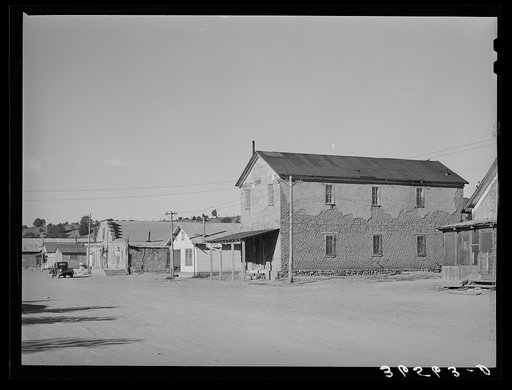 On the main street of Reserve, New Mexico. This is the county seat of Catron County
