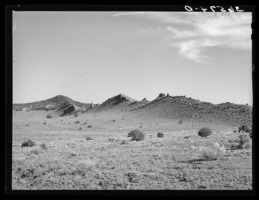 Untitled photo, possibly related to: Dike near Pie Town, New Mexico