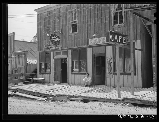 Cafe and bar in Mogollon, New Mexico