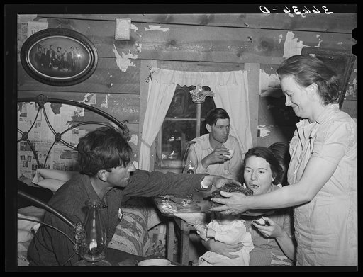 Refreshments at Forty-two party. Pie Town, New Mexico