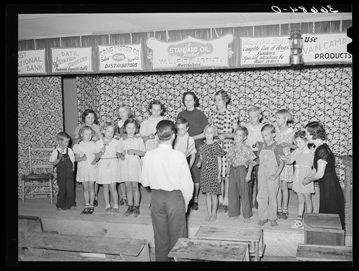 Schoolchildrens' band. Pie Town, New Mexico