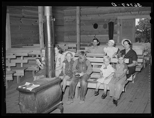 Sunday school. Pie Town, New Mexico