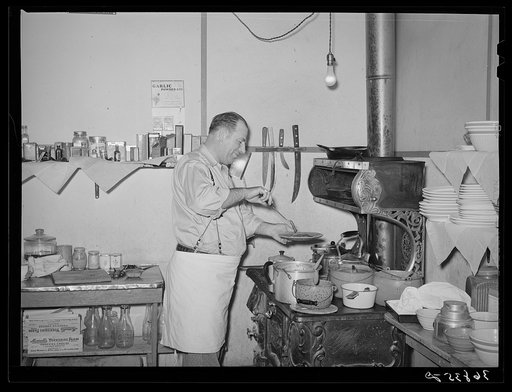 Restaurant cook. Mogollon, New Mexico