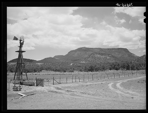 Farm land. Pie Town, New Mexico
