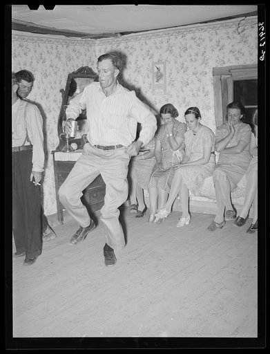 Jigger at the square dance. Pie Town, New Mexico