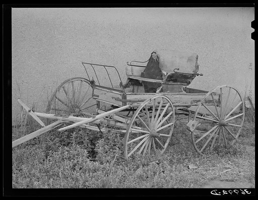 Old runabout. Chamisal, New Mexico