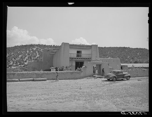 Untitled photo, possibly related to: Church of the Twelve Apostles, Trampas, New Mexico