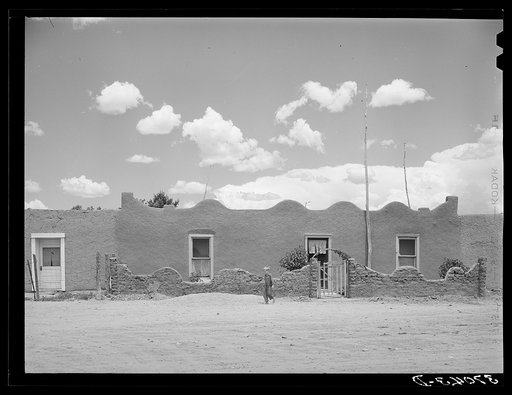 Adobe house, Costilla, New Mexico