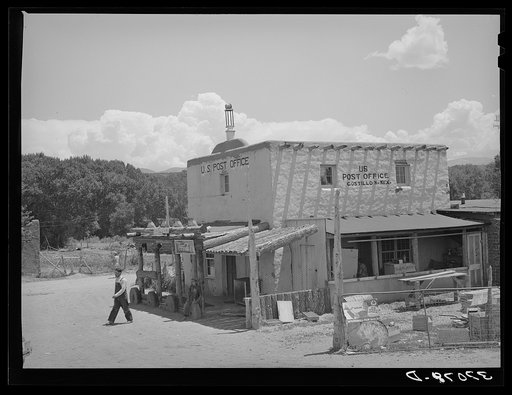 Post office. Costilla, New Mexico