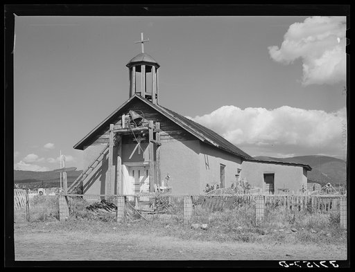 Catholic church at Llano de San Juan, New Mexico