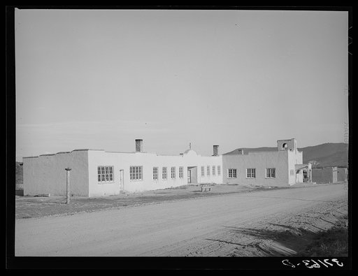 Grade school at Penasco, New Mexico