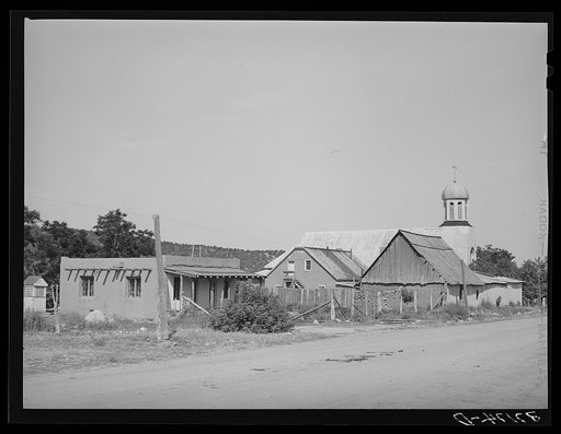 Main street. Penasco, New Mexico