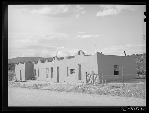 Adobe house. Penasco, New Mexico