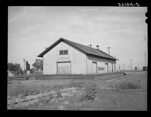 Railroad station at Corinne, Utah
