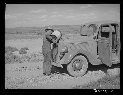 Familiar scene in the desert country of Box Elder County, Utah