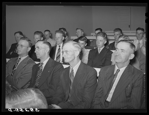 Members of the priesthood of the Latter Day Saints Church. Mendon, Utah