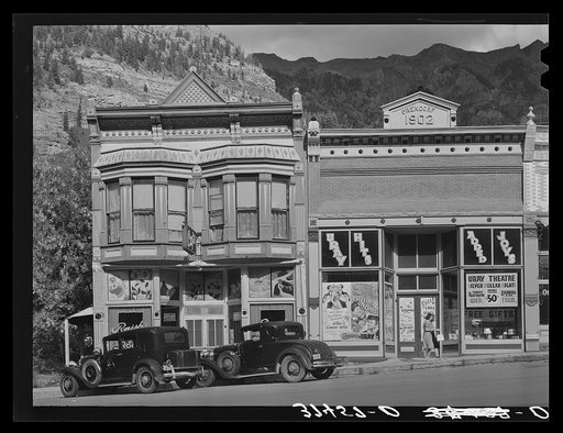 Untitled photo, possibly related to: Store building. Ouray is the center of a gold mining region and is developing as a tourist center. Ouray, Colorado