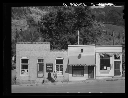 Small business establishments. Ouray, Colorado