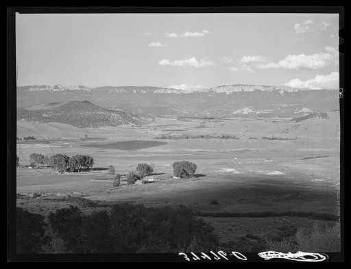 The Uncompahgre River Valley at Ridgeway, Colorado