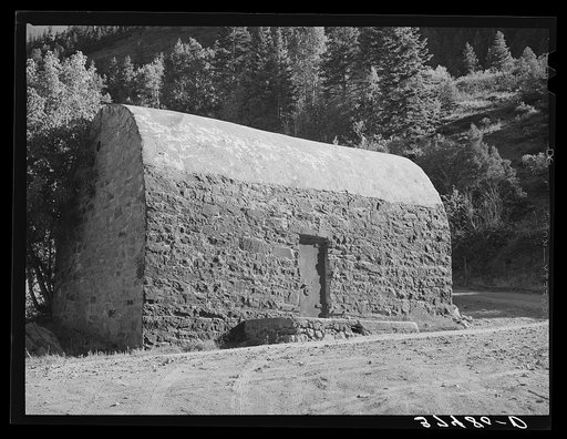 Old powder house at Ouray, Colorado