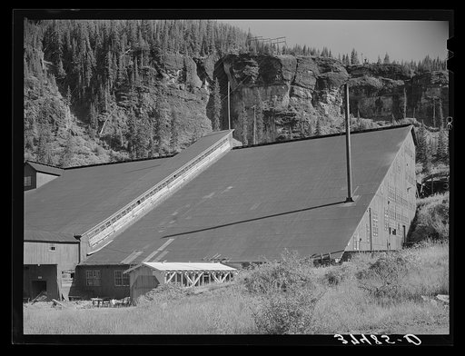 The mill at Camp Bird Mine, Colorado