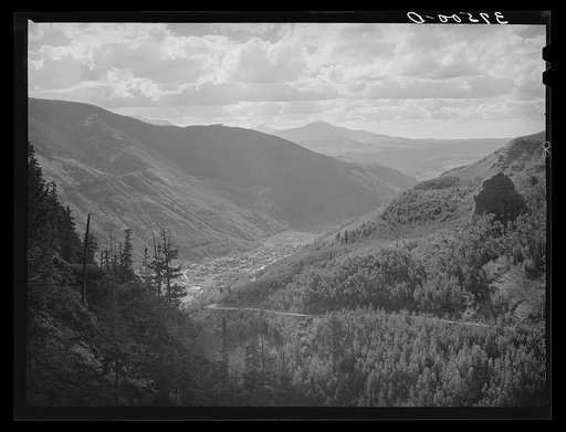 Telluride, Colorado is situated in a mountain valley