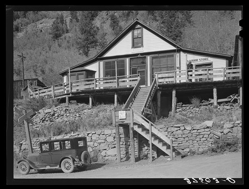 Liquor store at Ophir, Colorado