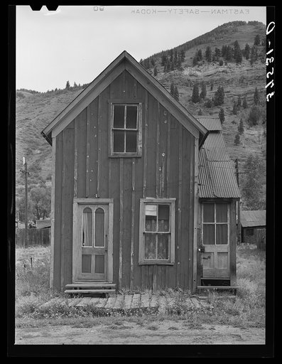 Old house of gold miner. Telluride, Colorado