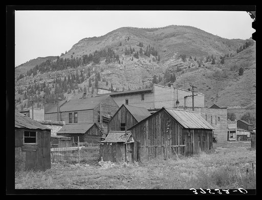 Backyards in Telluride, Colorado