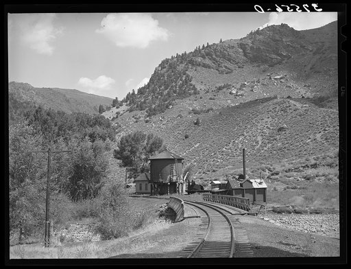 Railroad station at Cimarron, Colorado
