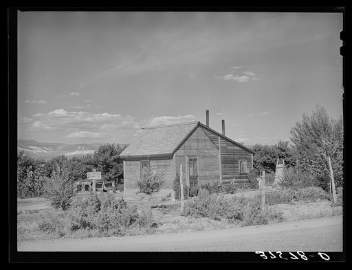 House of fruit rancher. Delta County, Colorado