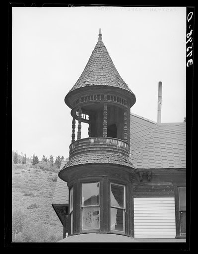 Detail of cupola on house. Telluride, Colorado