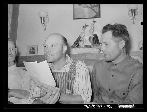 Mormon farmers, members of FSA (Farm Security Administration) stallion cooperative. Box Elder County, Utah