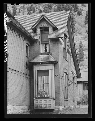 Detail of old residence. Telluride, Colorado